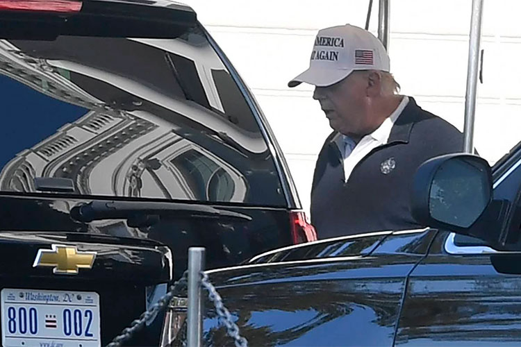 Donald Trump regresa a jugar golf y sigue sin reconocer su derrota electoral