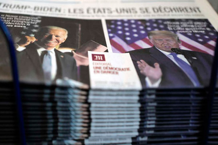 Trump y Biden insisten en anticipar su victoria; recuento sigue