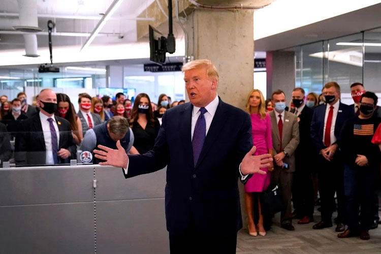 Estadounidenses tienen “derecho a conocer” el ganador el día de la elección: Trump