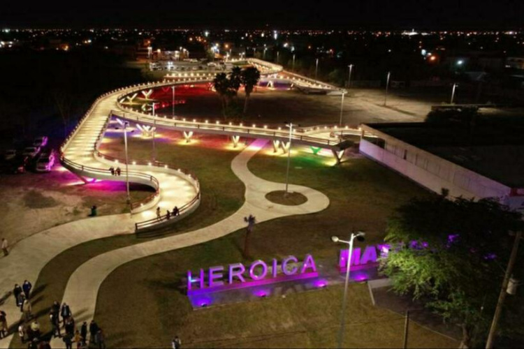 Inauguran Parque Central en Matamoros