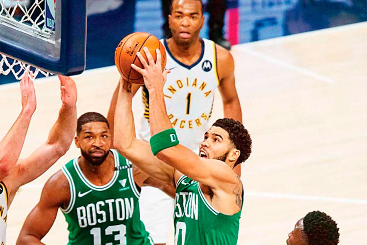 Boston le roba el invicto a un Indiana nervioso