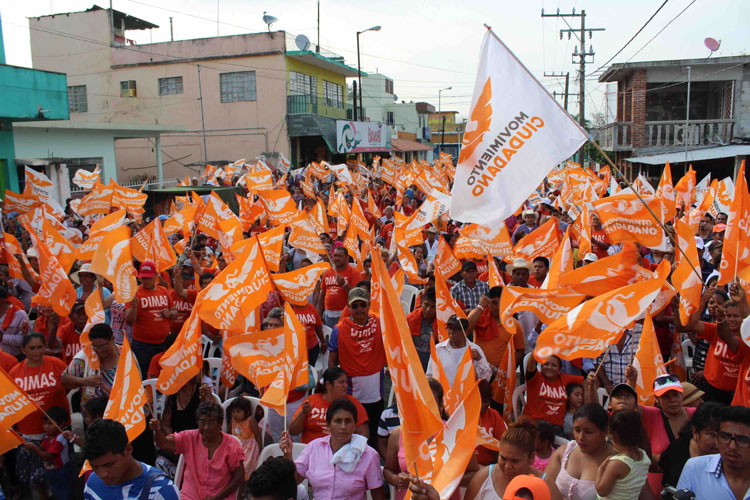Movimiento Ciudadano va sin alianzas en 2021