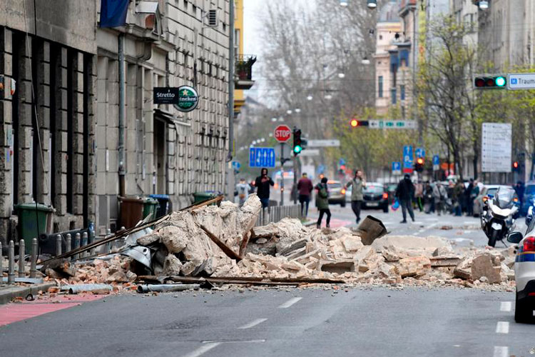 Sismo de 5,2 grados sacude Croacia y causa daños menores