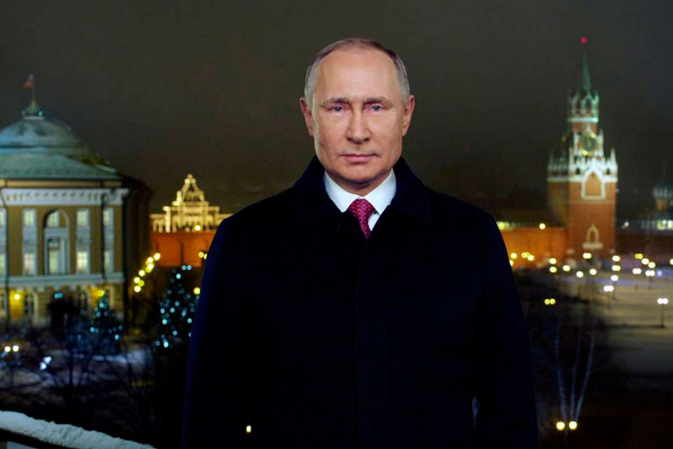 Putin desea a los rusos un Año Nuevo más prometedor