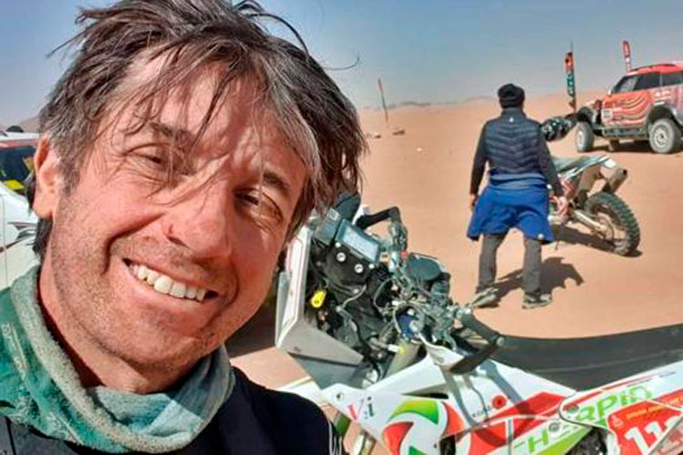 Fallece Pierre Cherpin tras su caída en el Dakar