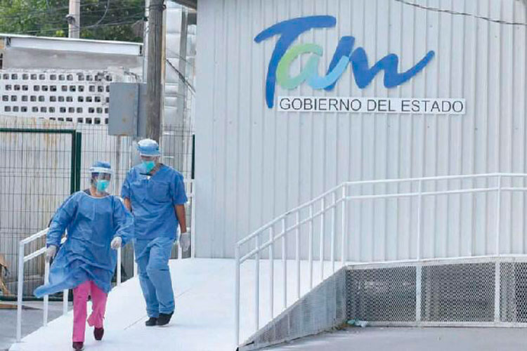 Pacientes de Covid ‘asfixia’ a Hospitales en Tamaulipas