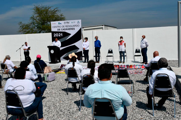 Abre FGJ Centro de Resguardo de Cadáveres en El Mante