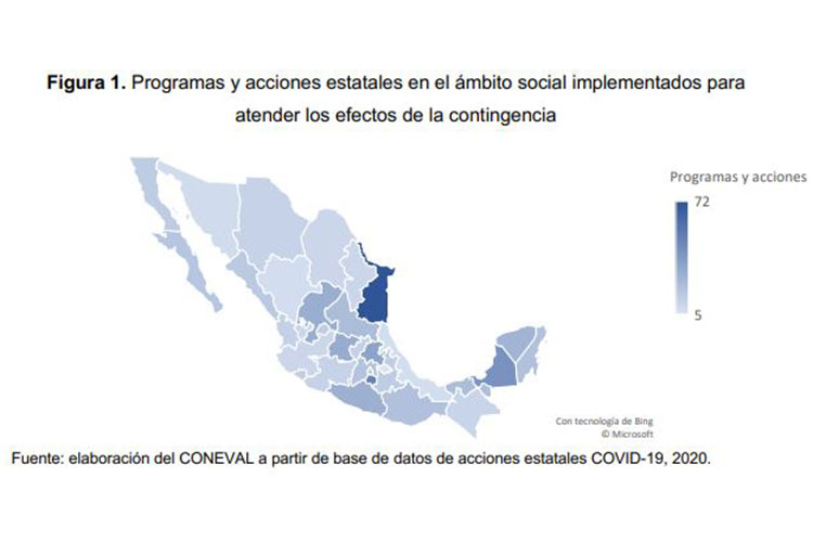 Destaca CONEVAL a Tamaulipas como el que más acciones hace en pandemia