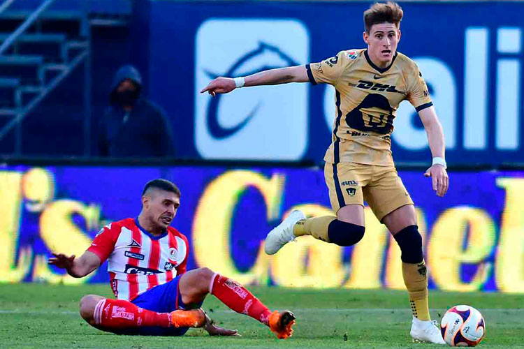 Pumas vence a al San Luis por la mínima
