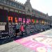 Reconoce Inmujeres intervención feminista en vallas de Palacio Nacional