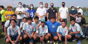Deportistas de la Morelos con Chucho Nader y la Fórmula del PAN