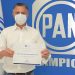 Recibe Chucho Nader Constancia como Candidato del PAN a la Presidencia Municipal