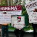 Mantienen protestas por imposiciones en Morena