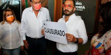 Clausura Daniel González oficina de Alcaldía en Victoria
