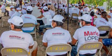 Voto masivo para Morena ofrecen a Mario López