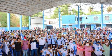 Se pinta de azul el quinto distrito