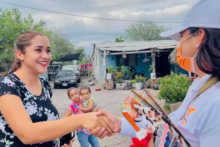 En marcha “1000 mujeres con Valeria” dan apoyo a MC en Güémez