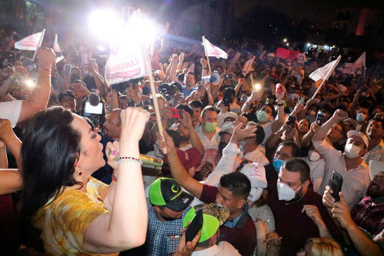 Confirman ventaja de Carmen Lilia Canturosas en Nuevo Laredo