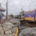 Provocan lluvias enorme socavón en Nuevo Laredo
