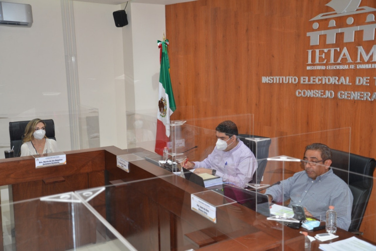 Sostiene IETAM e INE reunión sobre el Voto en el Extranjero
