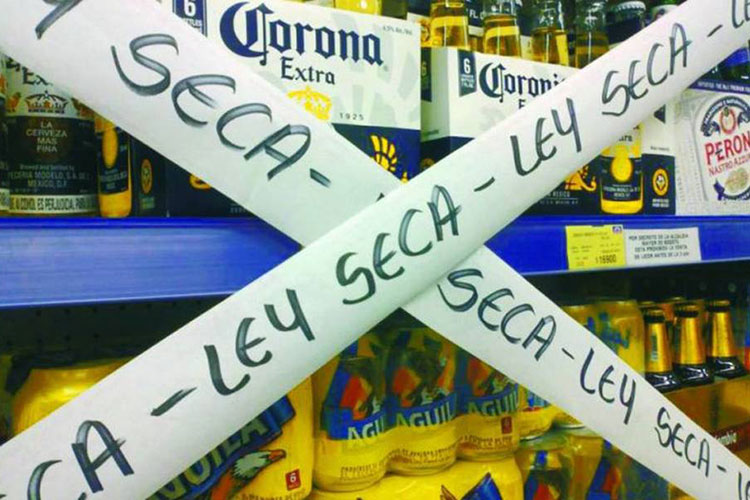Declaran Ley seca por Consulta Popular