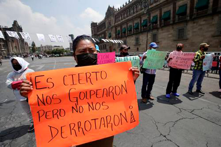 Rebelión y crisis, en el tribunal electoral