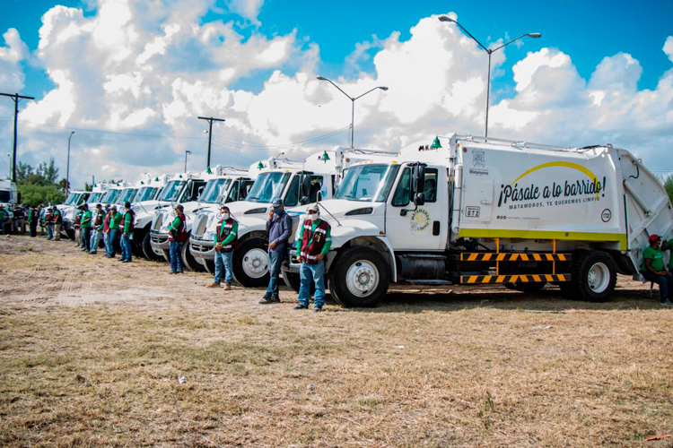 Cerrará Gobierno de Matamoros con eficiente recolección de residuos sólidos