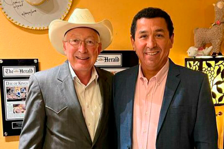 Abordan Mario López y Embajador de EU temas de impacto en Matamoros y Brownsville