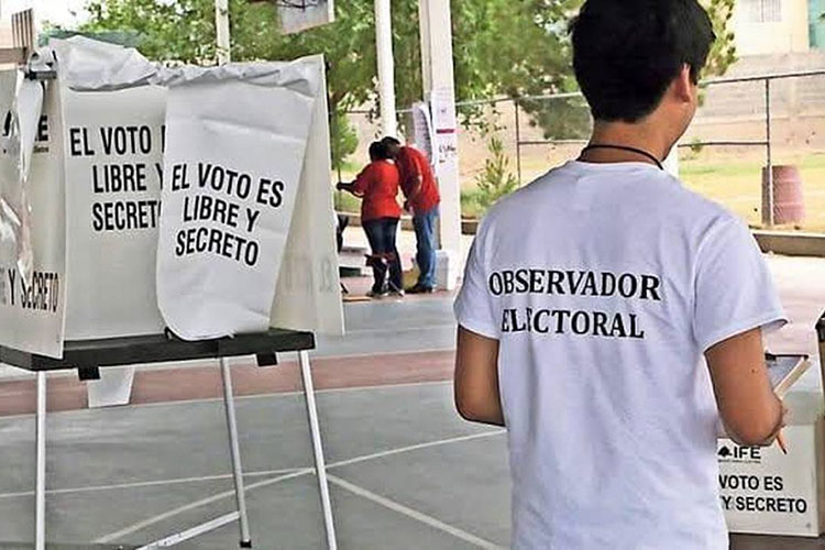 Llama INE a vigilar elección como observador electoral