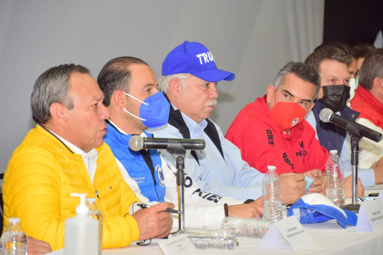 Exige PAN, PRI y PRD a AMLO no intervenir en campaña de Tamaulipas