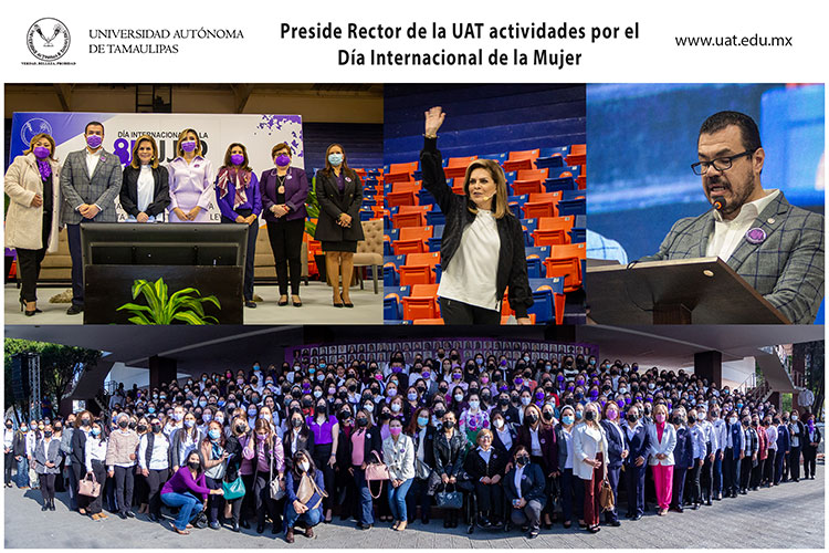 Preside Rector de la UAT actividades por el Día Internacional de la Mujer