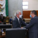Niega Morena estrechar mano a nuevo Secretario del Congreso
