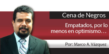 Cena de Negros / Empatados, por lo menos en optimismo…