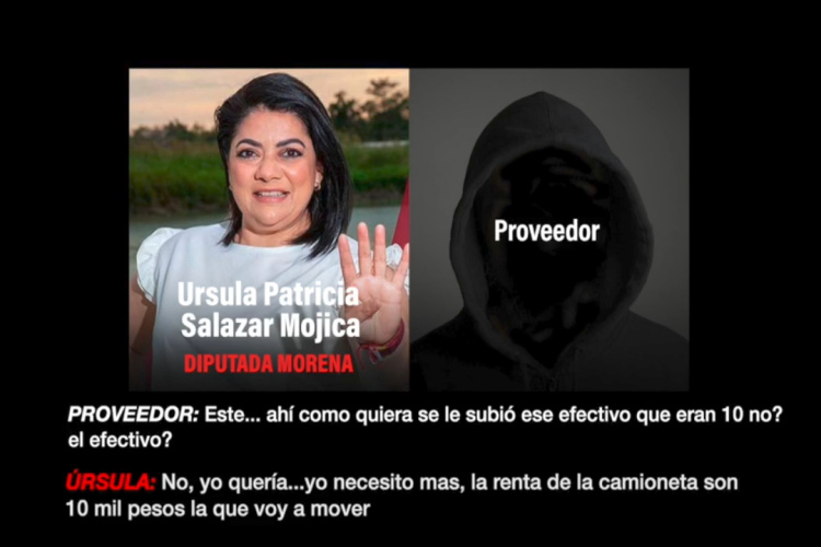 Difunden nuevo audio de la Diputada Úrsula Salazar