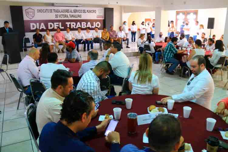 Se reúne Truko con obreros y sindicatos en el Día del Trabajo