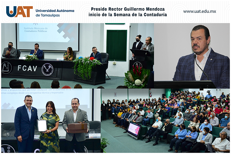 Preside Rector en la FCAV-UAT inicio de la Semana de la Contaduría