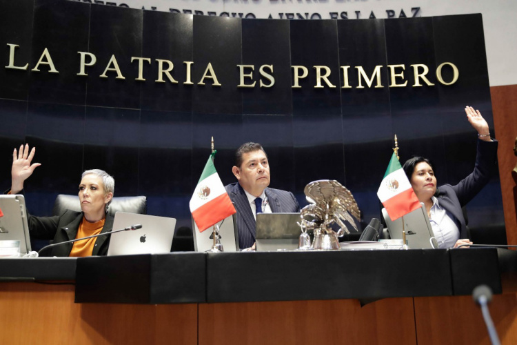 Pleno del Senado da licencia a Américo Villarreal