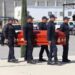 Rinden honores fúnebres a policía fallecido en Matamoros
