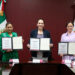 Firman convenio para activar programas para neolaredenses