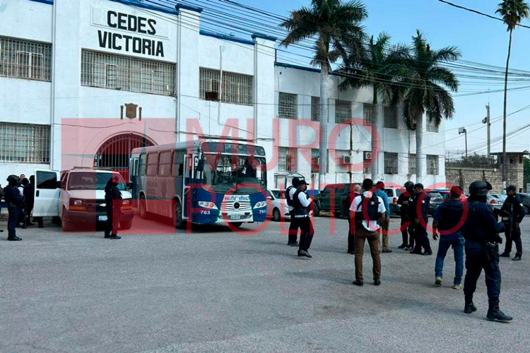 Trasladan a reos de Ciudad Victoria a diferentes penales