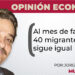 Opinión Económica / Al mes de fallecer 40 migrantes, todo sigue igual