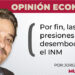 Opinión Económica / Por fin, las presiones desembocan vs el INM