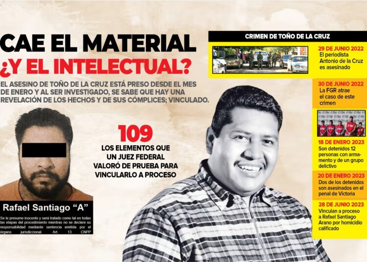 Pruebas de FGR hunden al asesino de Toño de la Cruz