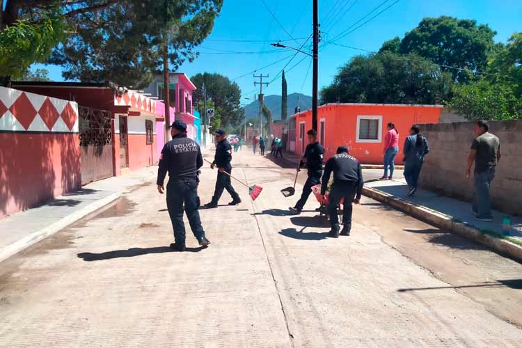 Guardia Estatal se suma a Jornada de Limpieza