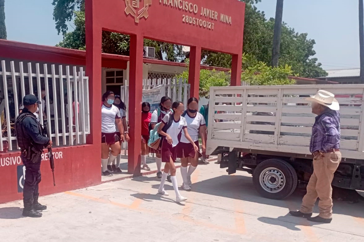 Vigila Guardia Estatal planteles educativos