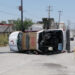Atacan a Policías en Reynosa y vuelcan; mueren dos