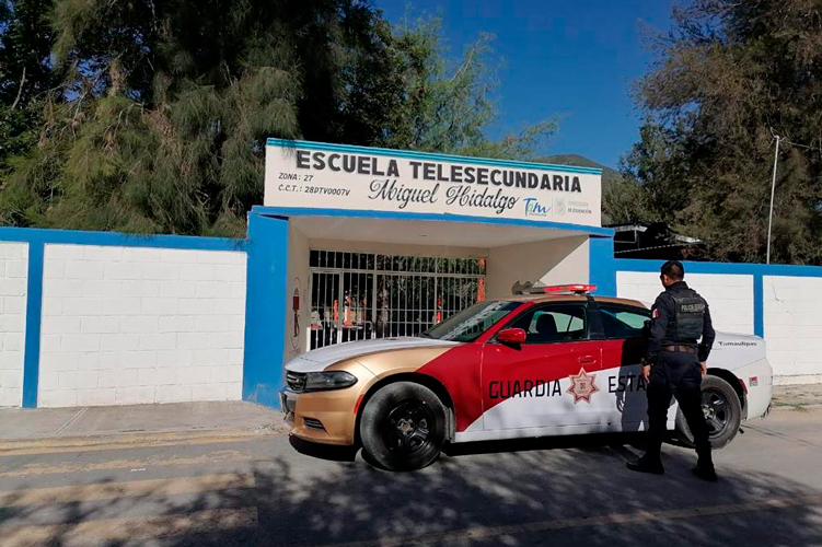 Guardia Estatal mantiene vigilancia en escuelas por periodo vacacional