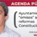 Ayuntamientos “omisos” a reformas Constitucionales