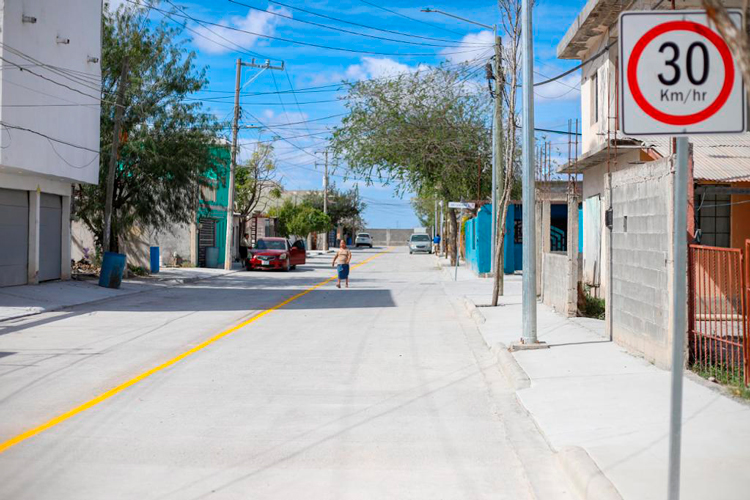 Inauguró Carlos Peña Ortiz pavimentación por 3.9 MDP en la Nuevo Amanecer