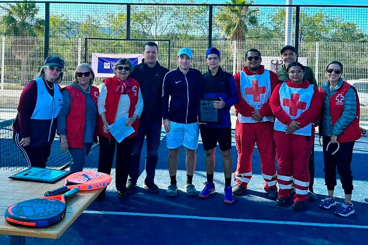 Clausura con éxito Cruz Roja Mexicana Tamaulipas Primer Torneo de Padel con Causa 2023